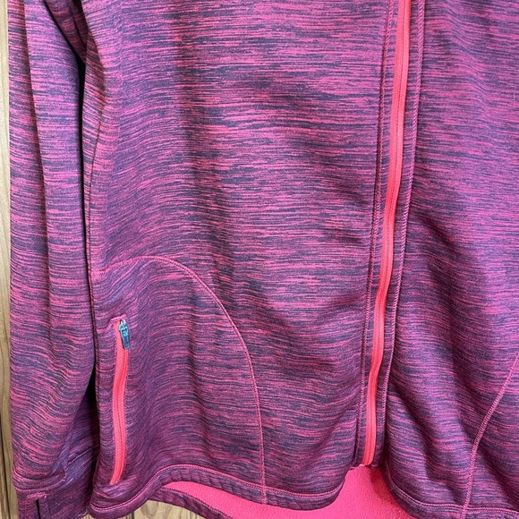 L.L. Bean Women's Red Fleece Jacket Large - Picture 2 of 9